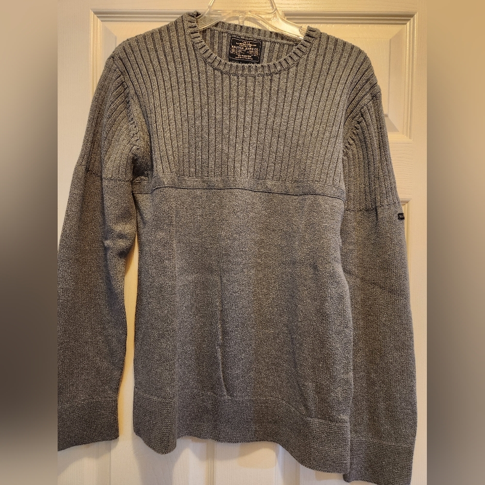 Nautica Men's Gray Sweater, Size L
